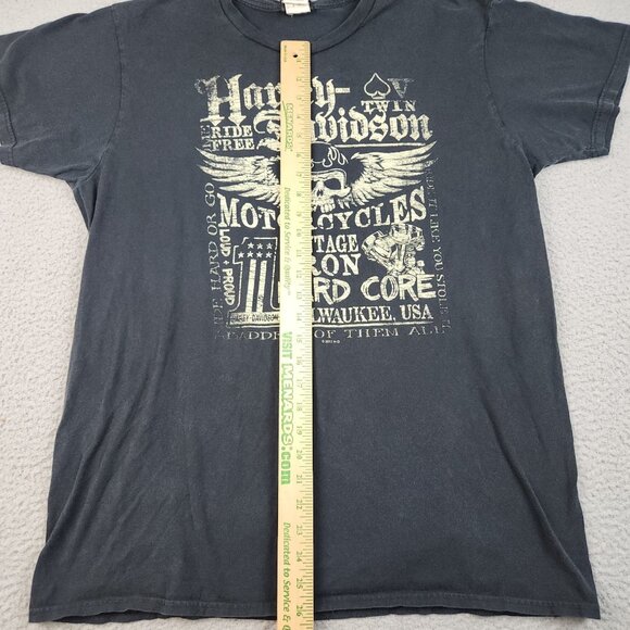 Harley Davidson Motorcycle Shirt Extra Large Kansas City MO Gails Feel the Power - Picture 4 of 9